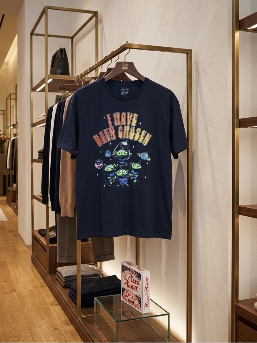 Disney Black "I Have Been Chosen" Alien Graphic Tee